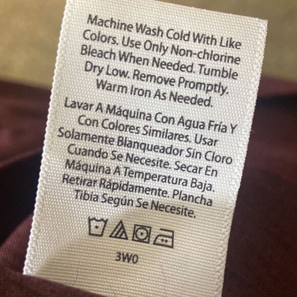 George Men Skirt Size XL (46-48) Color Burgundy - Picture 8 of 9